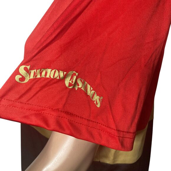 Vegas Golden Knights red shirt Mens L stations casino promo vgk nhl hockey - Picture 6 of 11